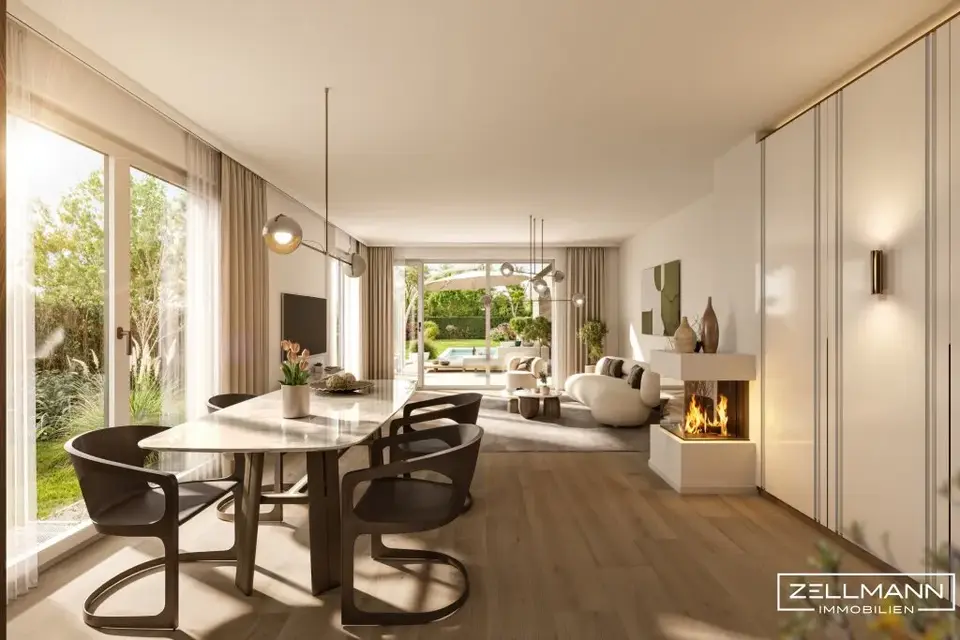 Bloom 23 - Exklusive Doppelhaushälfte mit Gartenidylle in Wien-Mauer | ZELLMANN IMMOBILIEN
