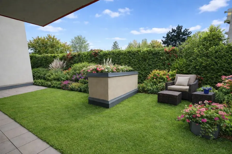 Investment bei der alten Donau auf Eigengrund! Luftwärmepumpe! Garage! Garten/Terrasse! U1/U2!