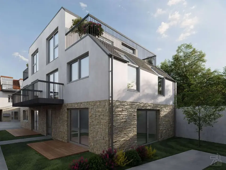 Neubau-Ensemble mit 7 Einheiten in Stammersdorf - Gärten, Terrassen & Stellplätze inklusive