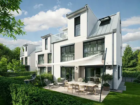 1220, Franz-Loidl-Straße, 75 m Luftlinie zur Alten Donau, 500 m zur U1, Doppelhaus