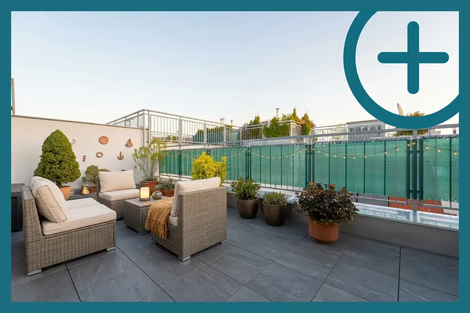 Dachterrassen-Traum: Maisonette mit 4-Zimmer-Potenzial