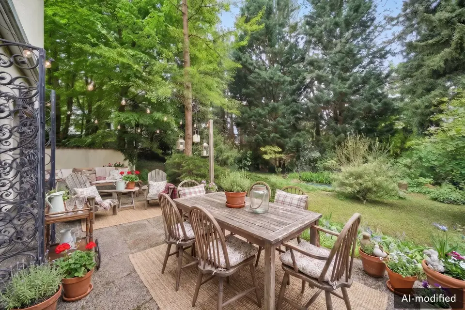 Wien-Penzing: Villa auf 2333 m² großem parkähnlichem Baugrundstück mit absoluter Privatsphäre und idyllischer Ruhe
