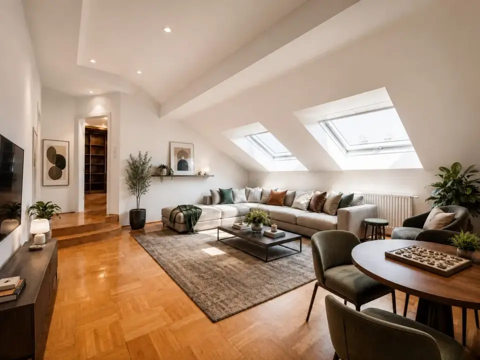 WOHNEN nahe HIETZING | DG-Wohnung | 4 Zimmer | ca. 135 m² | Grünblick