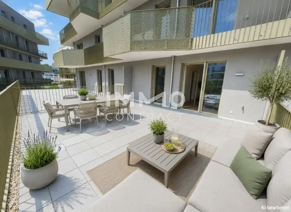 Besonderes Angebot: Erstbezug mit riesiger Terrasse in Ruhelage jetzt provisionsfrei sichern!