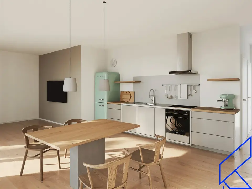 Penthousewohnung: 2 Zimmer, interessanter Grundriss - Neubau in Straßgang Graz