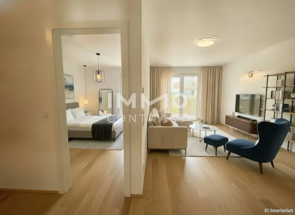 Naturnah und gut angebunden: Sonnige 2-Zimmer-Balkonwohnung - provisionsfrei