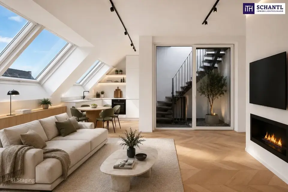 Lichtdurchfluteter Erstbezug mit großzügiger Dachterrasse - Hochwertige 2-Zimmer-Wohnung nahe Schönbrunn! Jetzt zugfreifen!