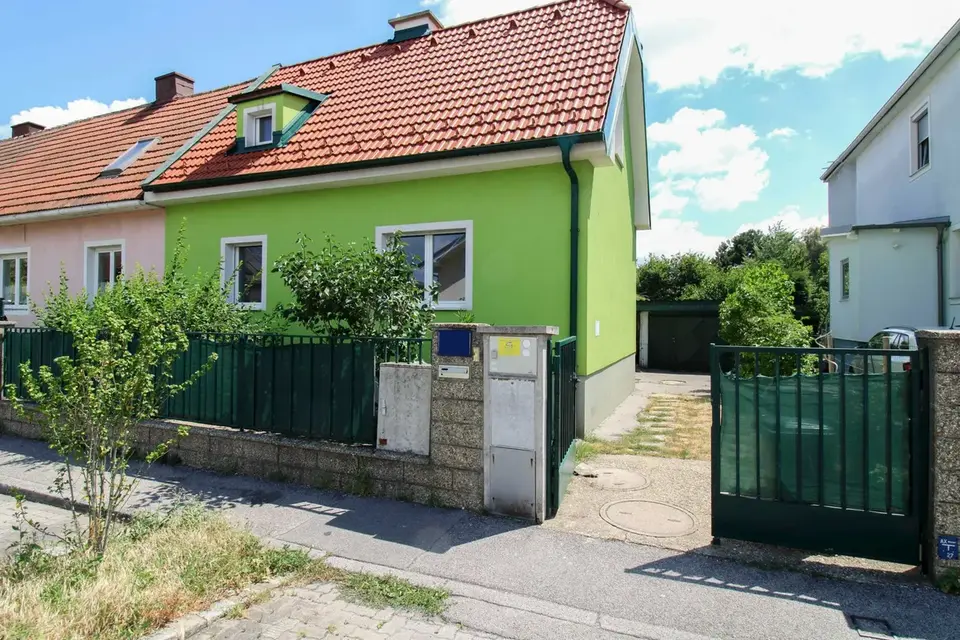 Wohnqualität in Liesing - gemütliches Haus mit gepflegtem Garten in grüner Lage von Inzersdorf