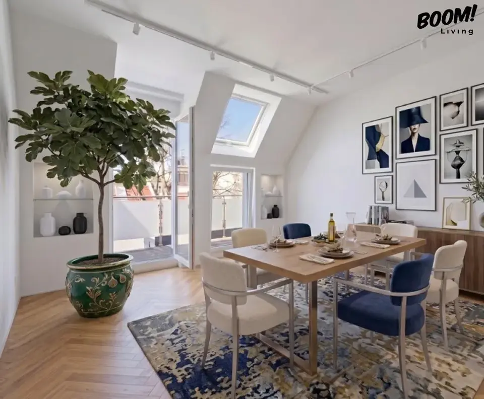 Erstbezug Exklusives Dachgeschoss Penthouse mit Direkter Liftzugang 120mm2 // und Revitalisierten Altbau // Luftwärmepumpe & Fußbodenheizung
