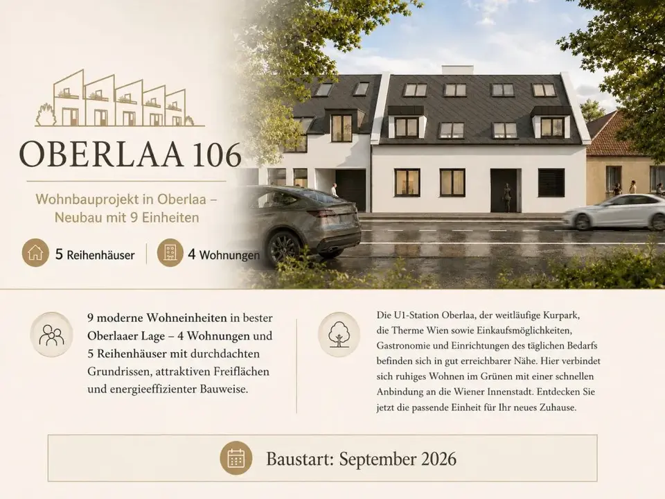 Urbanes Wohnen mit ländlichem Flair in Oberlaa